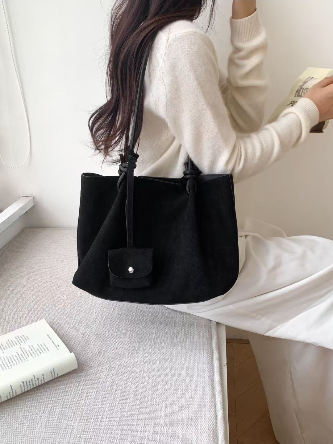 スエード調トートバッグ | 詳細画像18