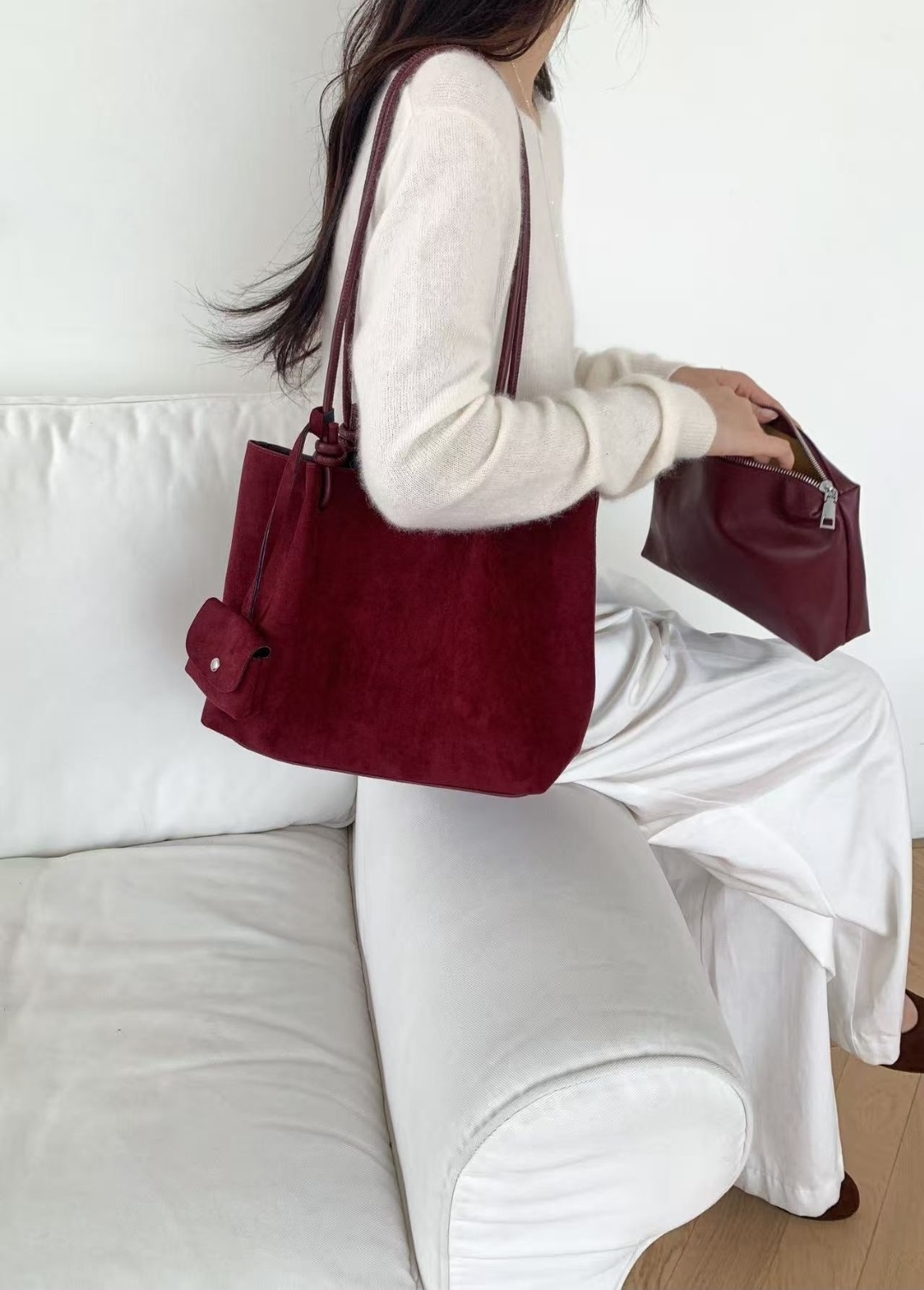スエード調トートバッグ | 詳細画像19