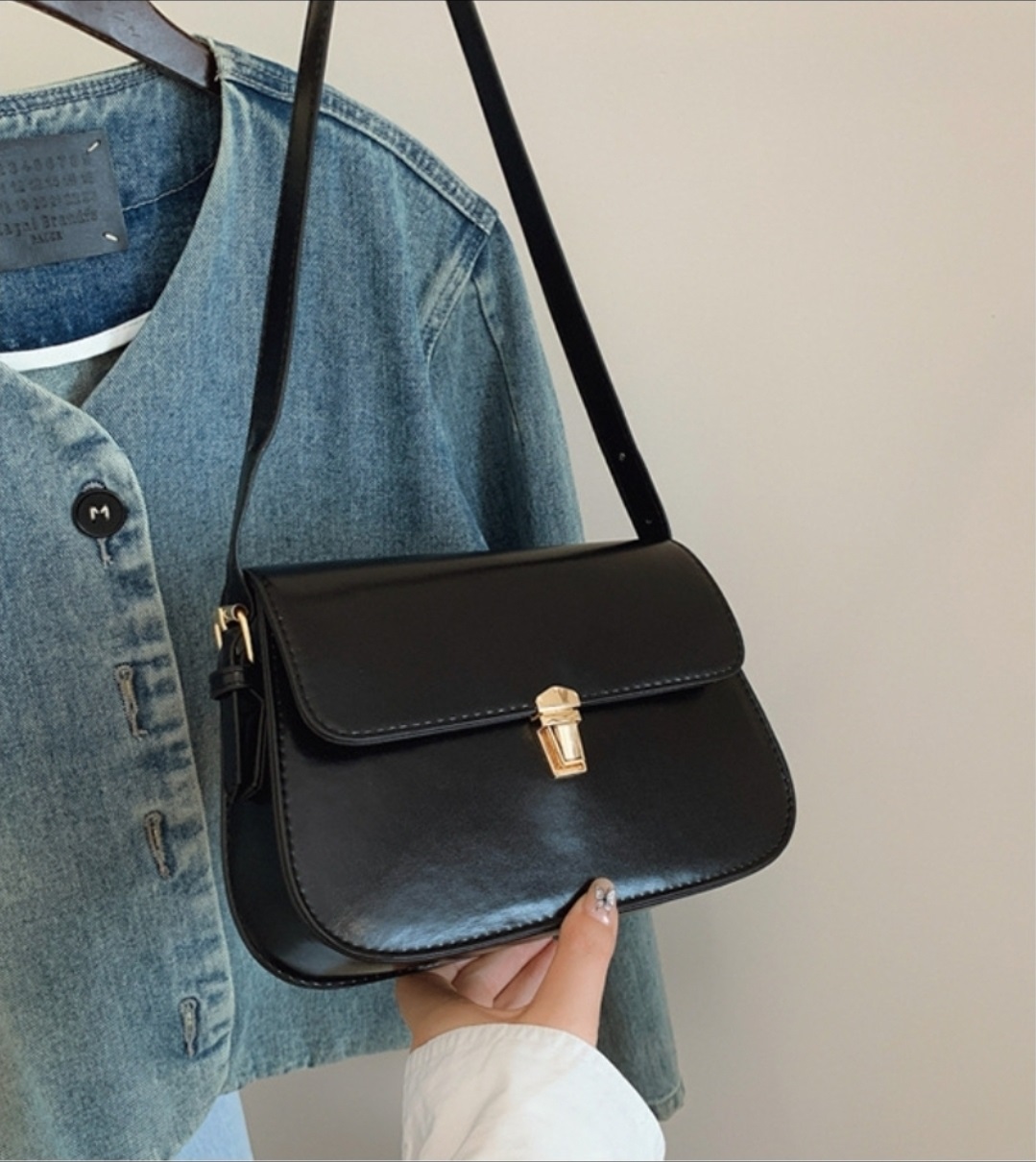 レザー調トートバッグショルダーバッグ | 詳細画像6