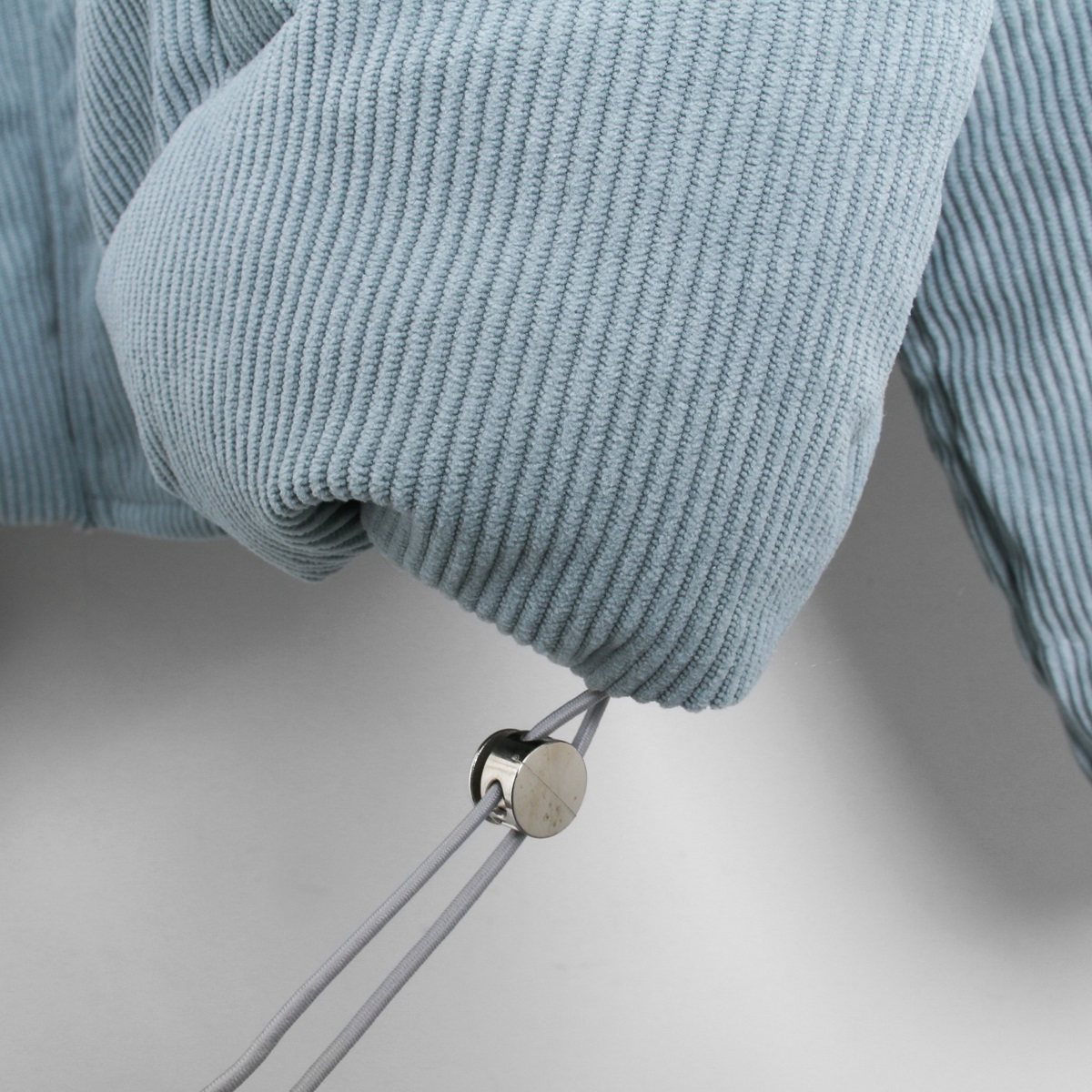 コーデュロイジップアップハイネックスナップボタンカラーダウンジャケット | 詳細画像19