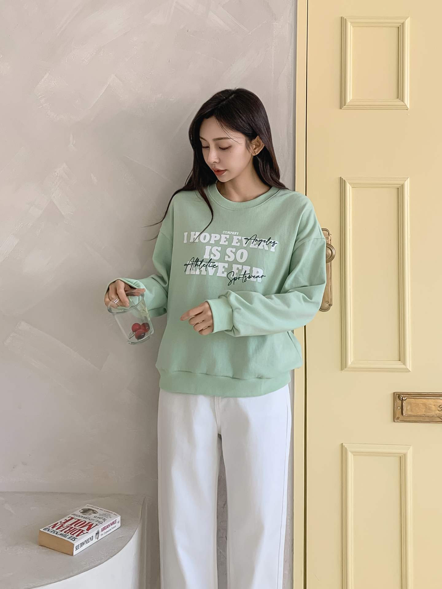 ラウンドネックレタリングスウェット | 詳細画像4