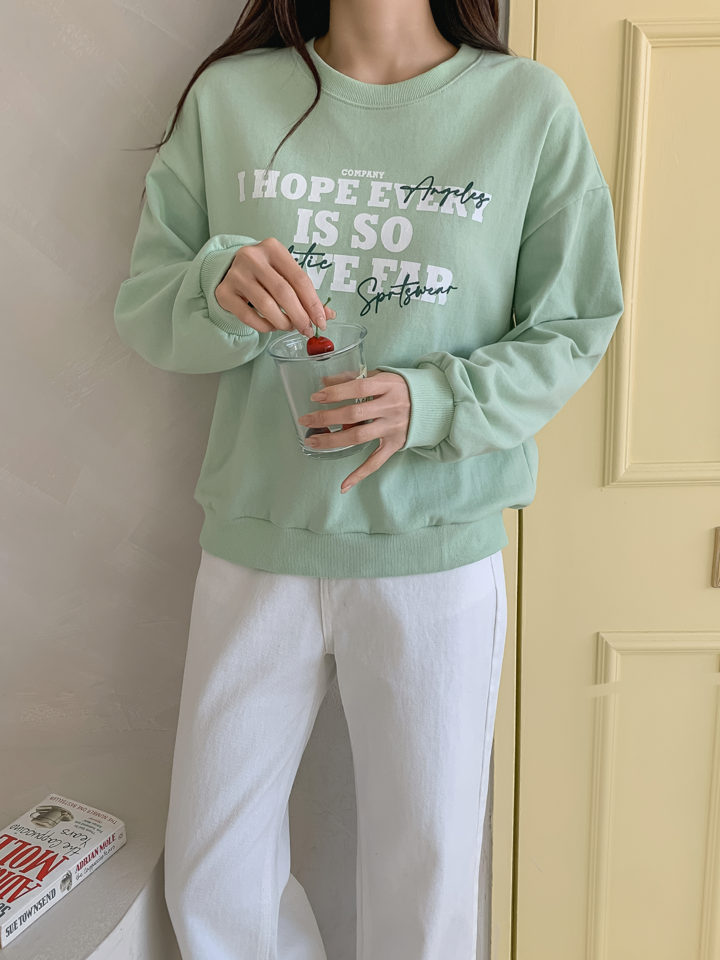 ラウンドネックレタリングスウェット | 詳細画像5