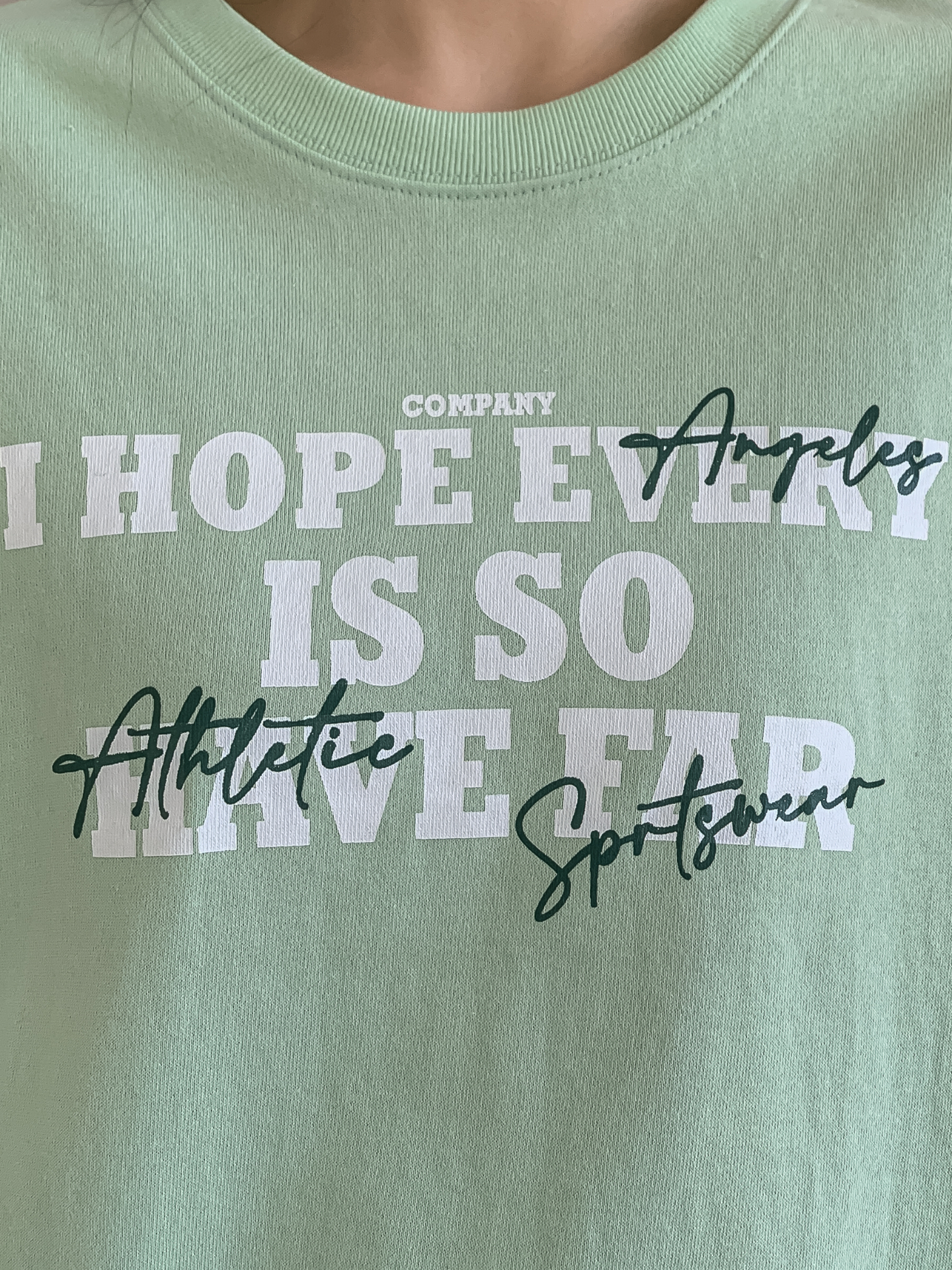 ラウンドネックレタリングスウェット | 詳細画像8