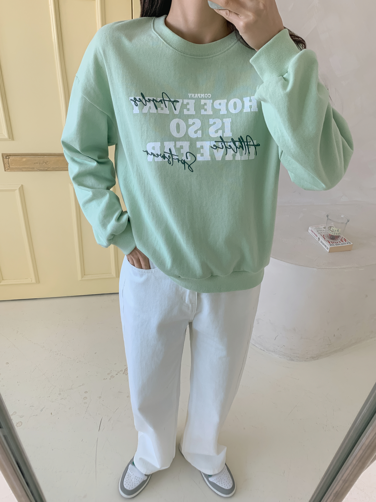 ラウンドネックレタリングスウェット | 詳細画像13