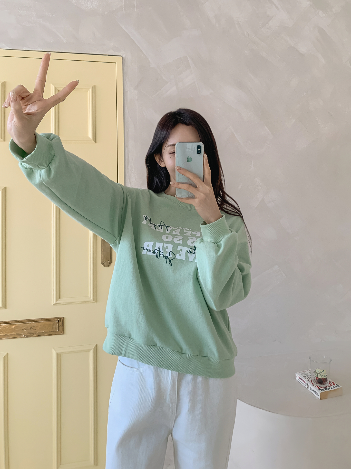 ラウンドネックレタリングスウェット | 詳細画像14