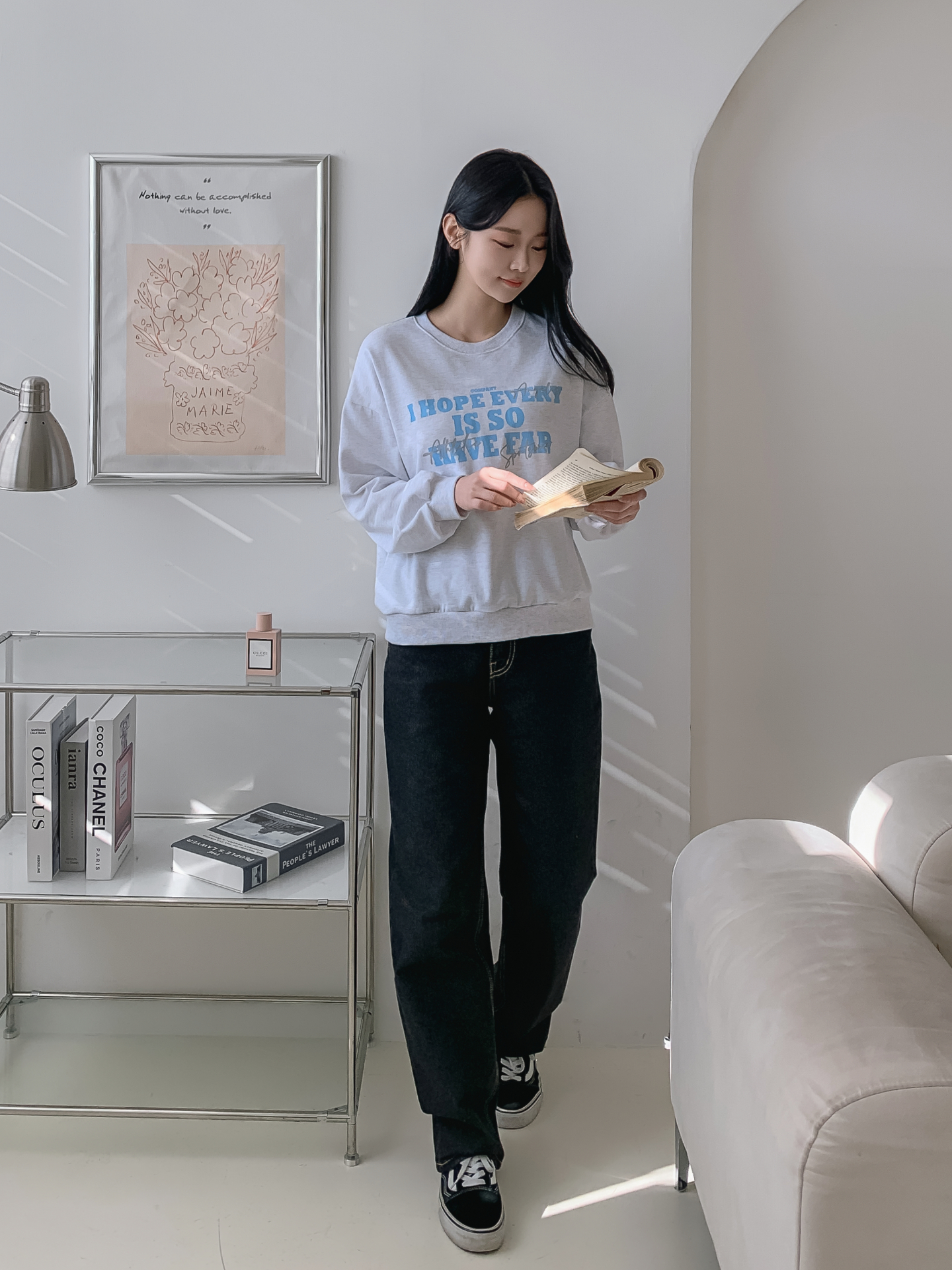 ラウンドネックレタリングスウェット | 詳細画像17