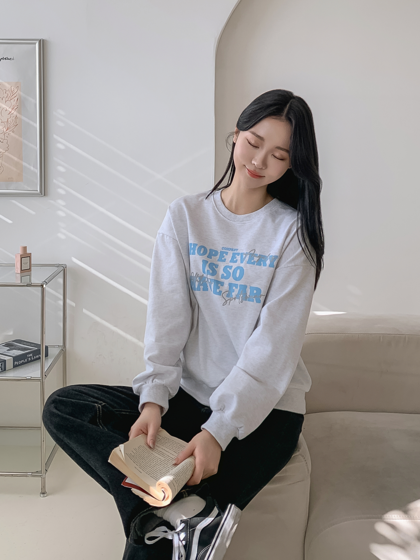 ラウンドネックレタリングスウェット | 詳細画像23