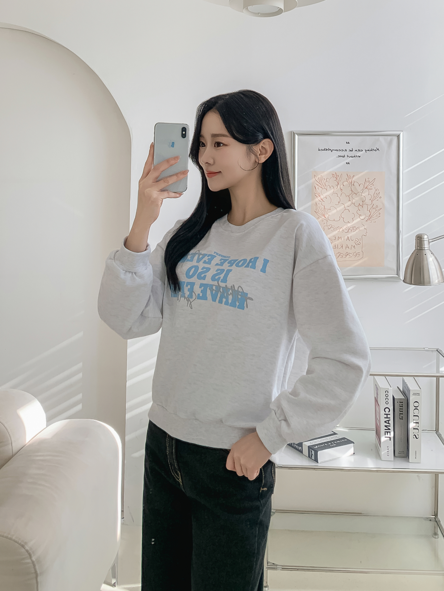 ラウンドネックレタリングスウェット | 詳細画像28