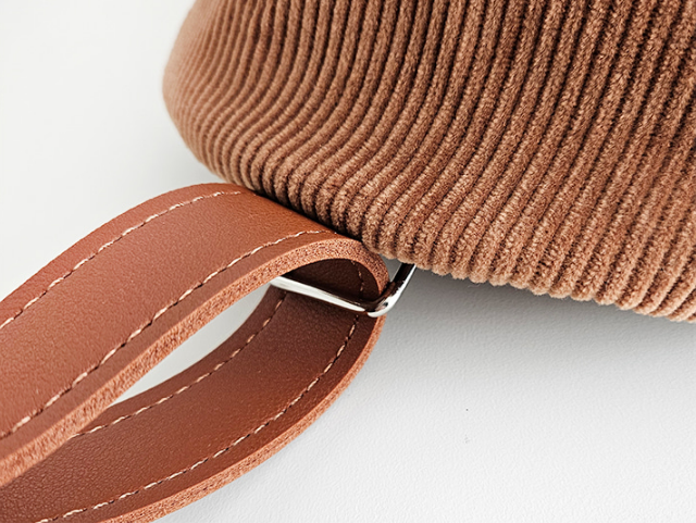 コーデュロイドローストリングショルダーバッグ | 詳細画像22