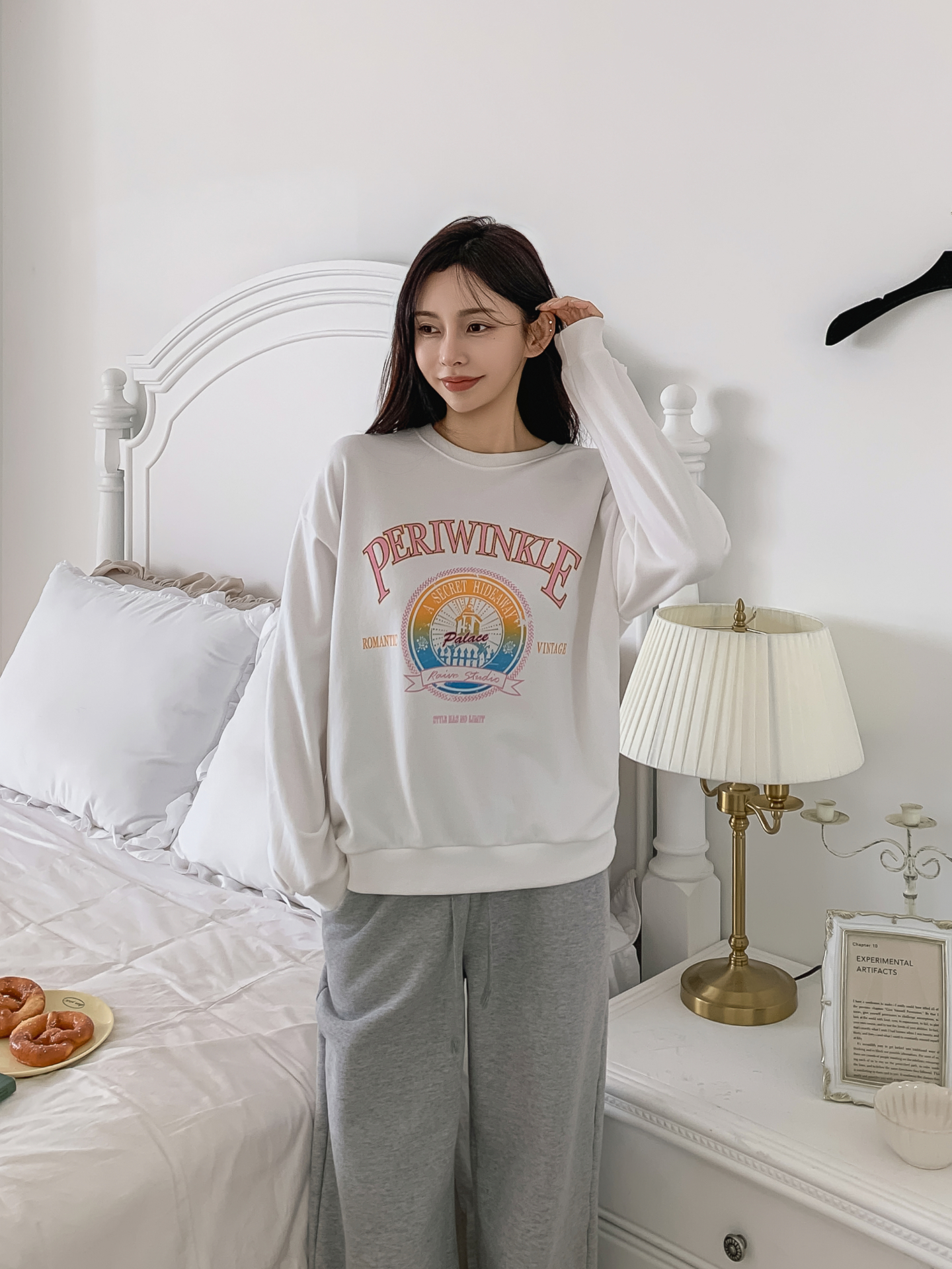 ラウンドネックプリントスウェット | 詳細画像2