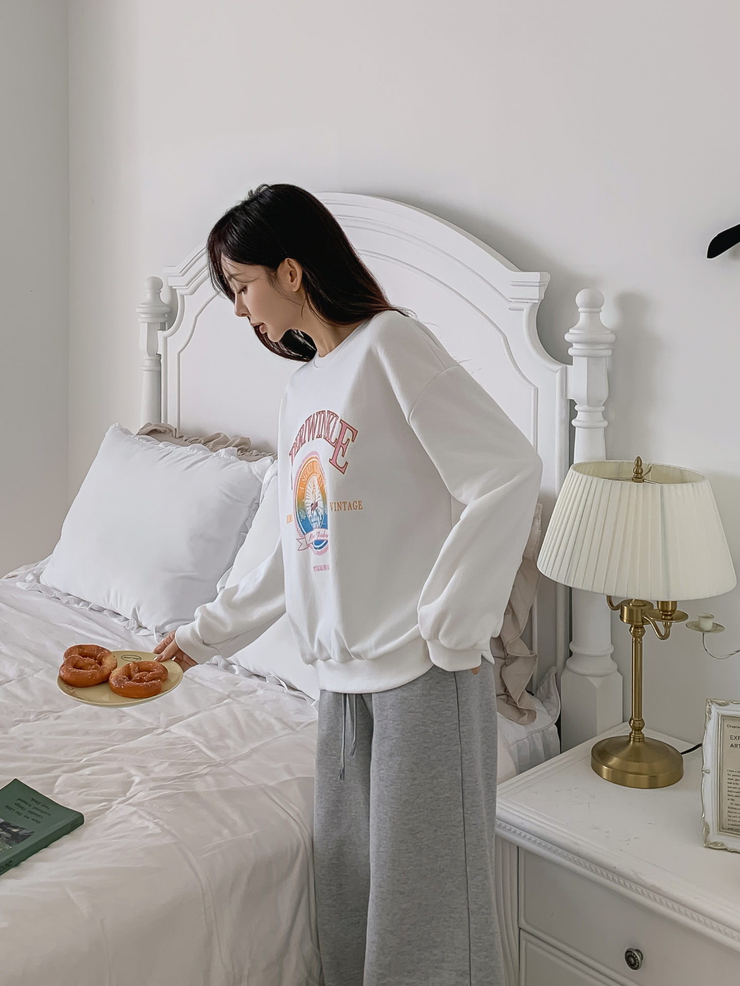 ラウンドネックプリントスウェット | 詳細画像3