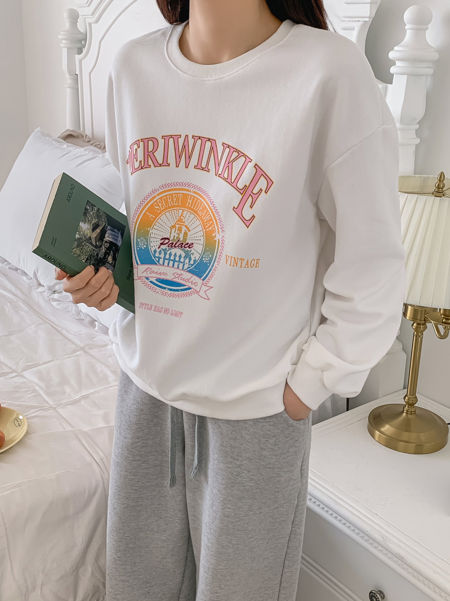 ラウンドネックプリントスウェット | 詳細画像11