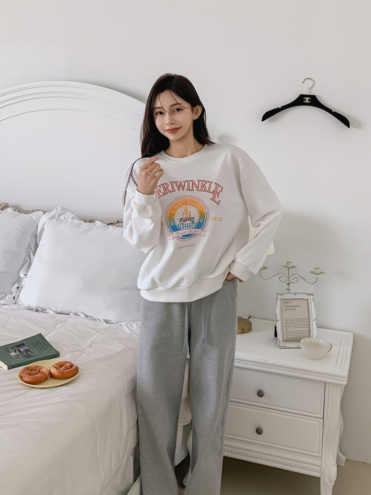 ラウンドネックプリントスウェット | 詳細画像5