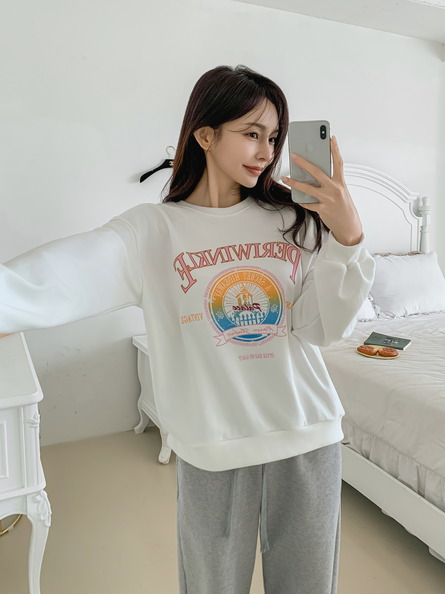 ラウンドネックプリントスウェット | 詳細画像14