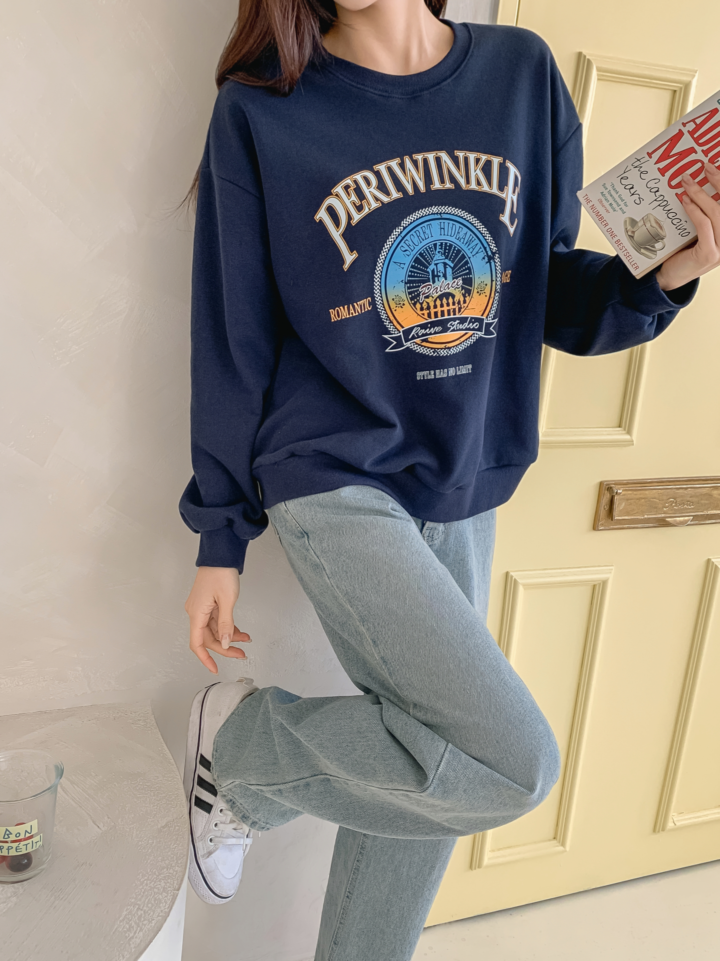 ラウンドネックプリントスウェット | 詳細画像24