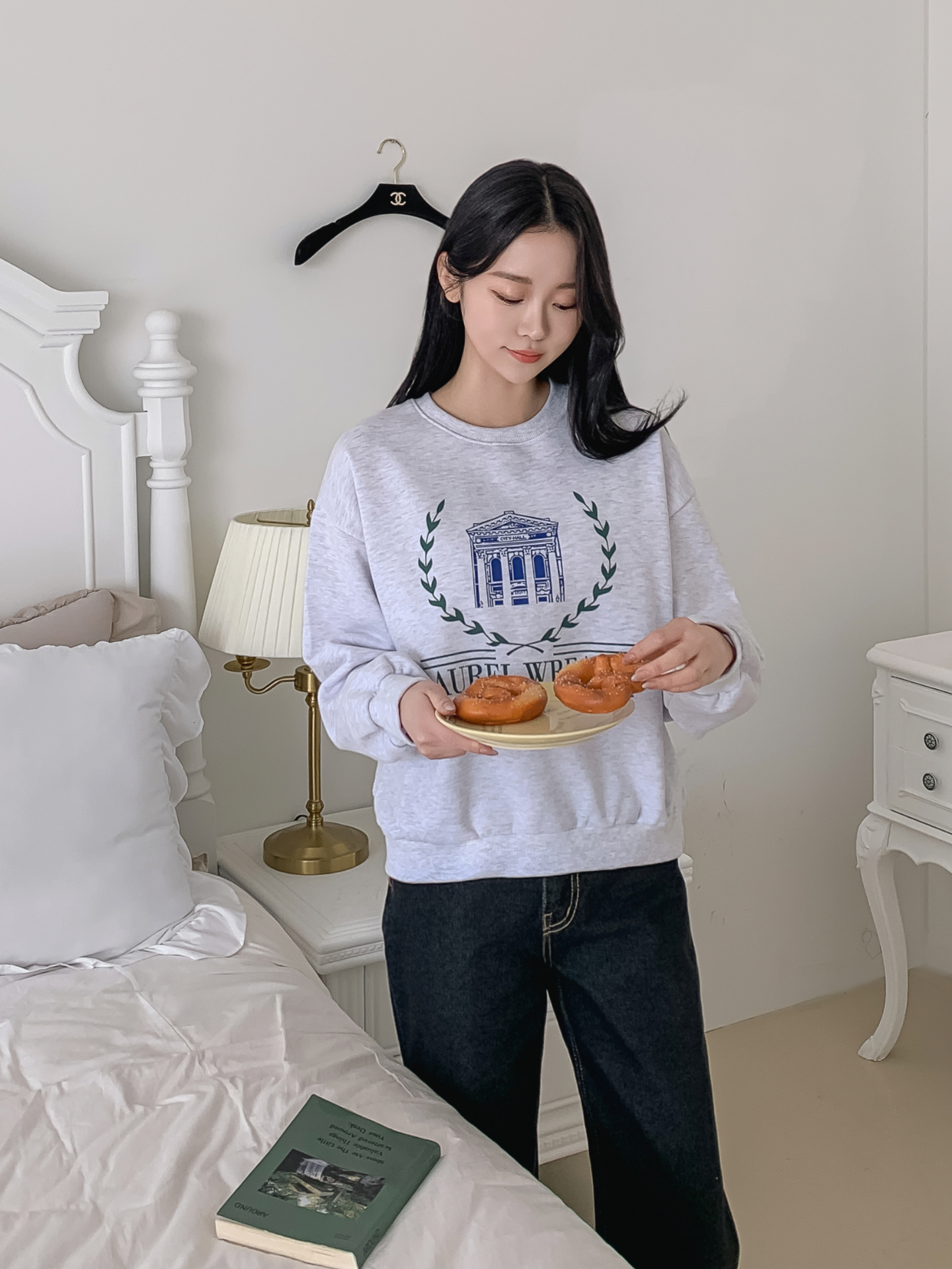 裏起毛ラウンドネックプリントスウェット | 詳細画像6