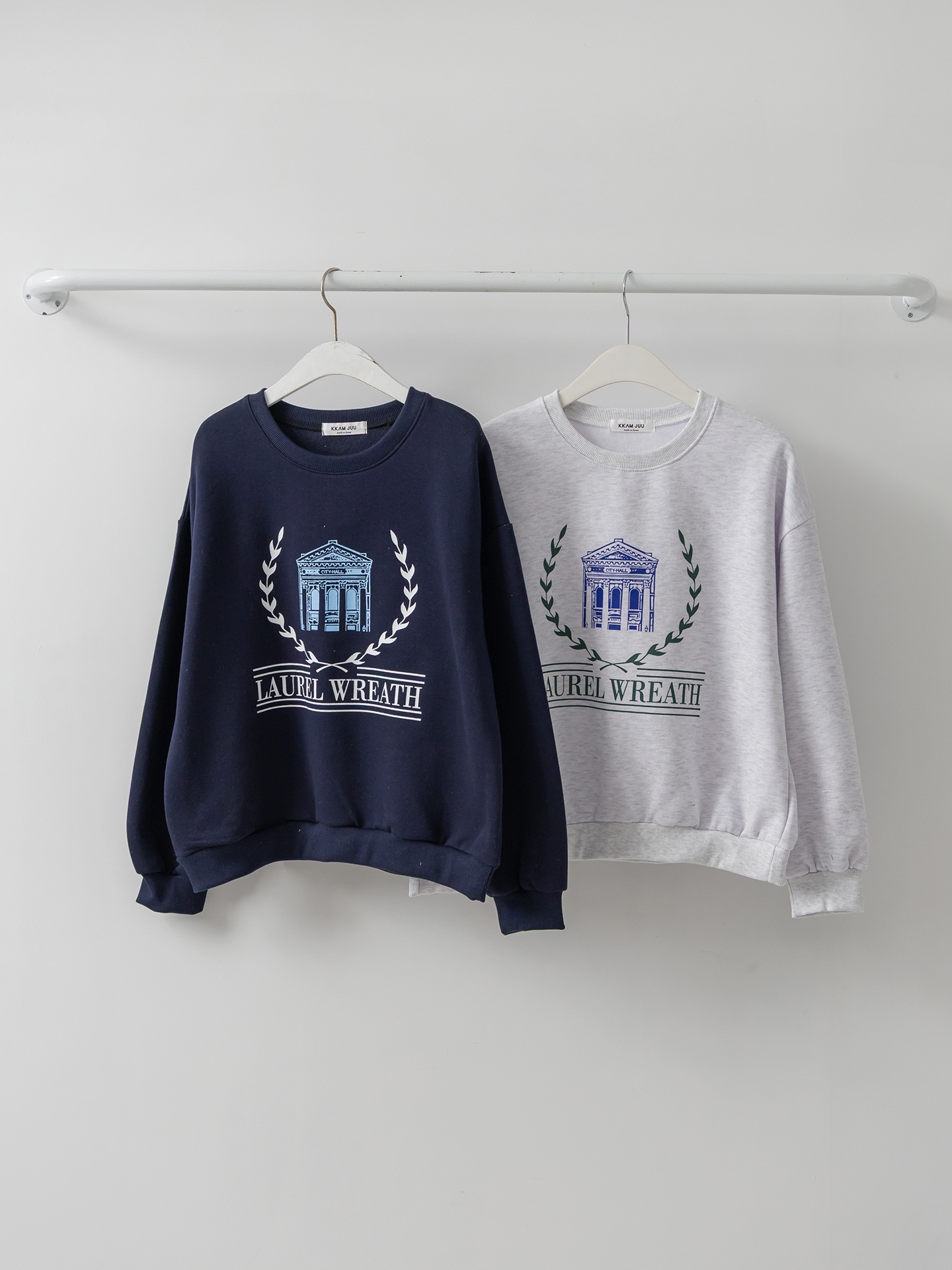 裏起毛ラウンドネックプリントスウェット | 詳細画像17