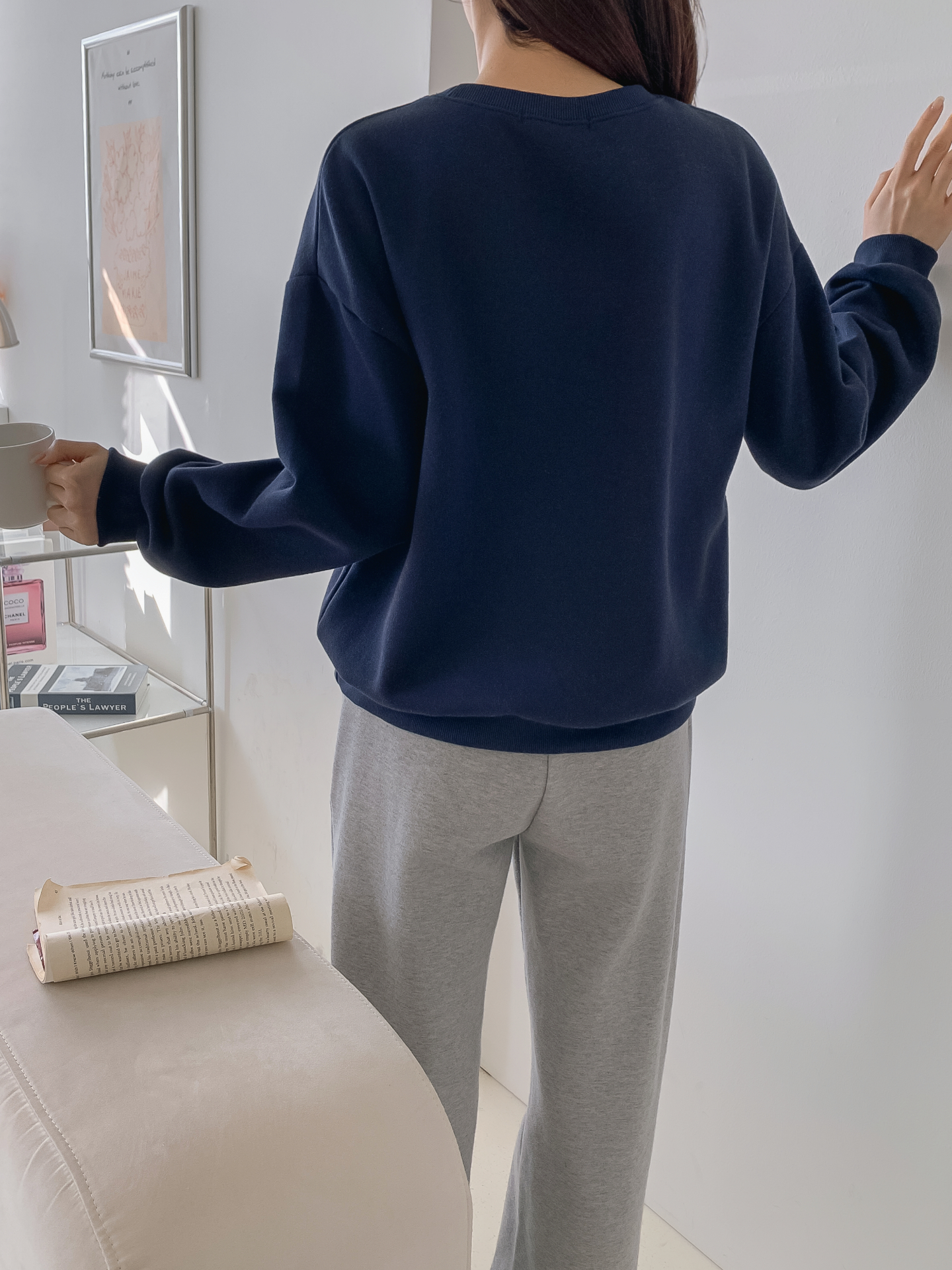 裏起毛ラウンドネックプリントスウェット | 詳細画像24