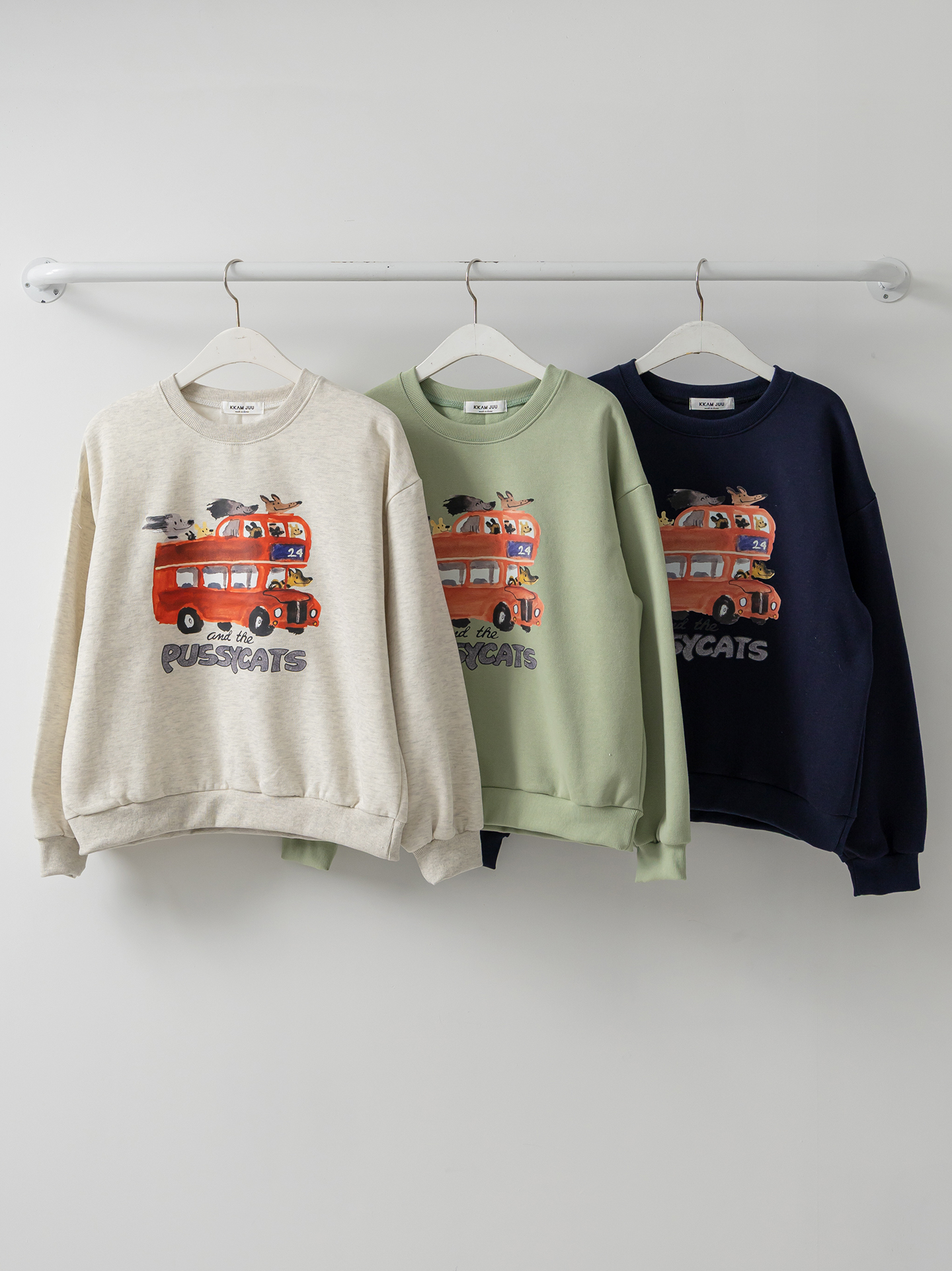 裏起毛ラウンドネックプリントスウェット | 詳細画像32