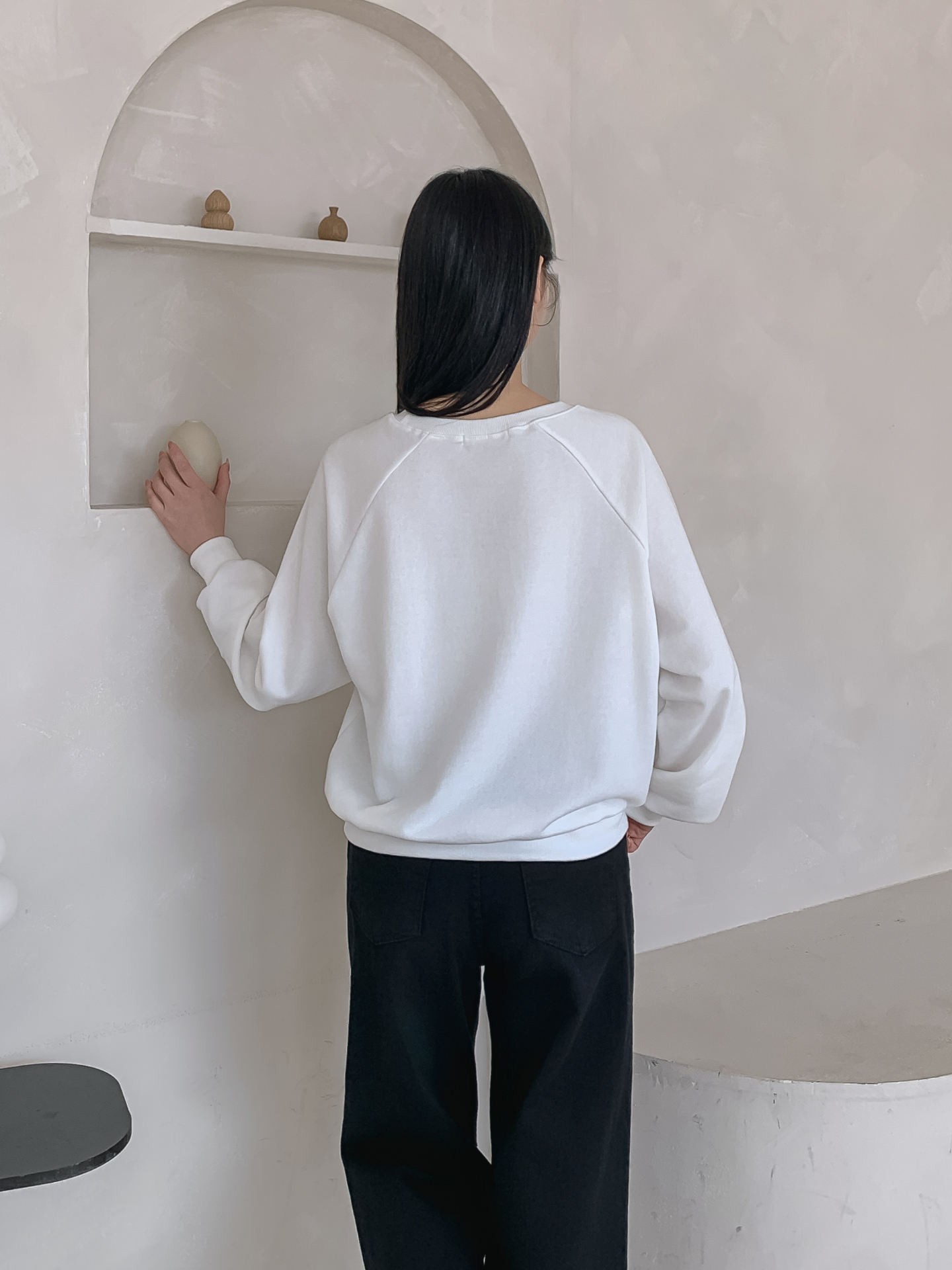 ラウンドネックプリントスウェット | 詳細画像3