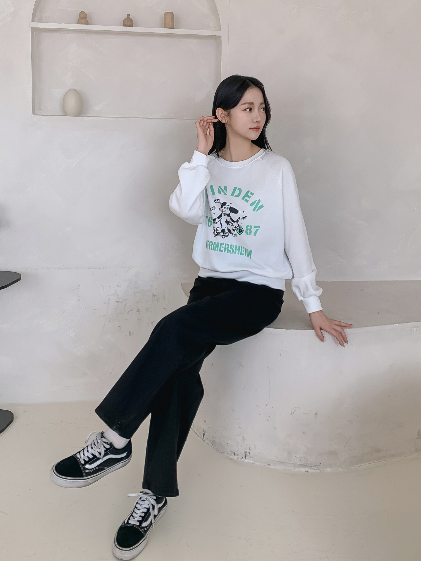 ラウンドネックプリントスウェット | 詳細画像14