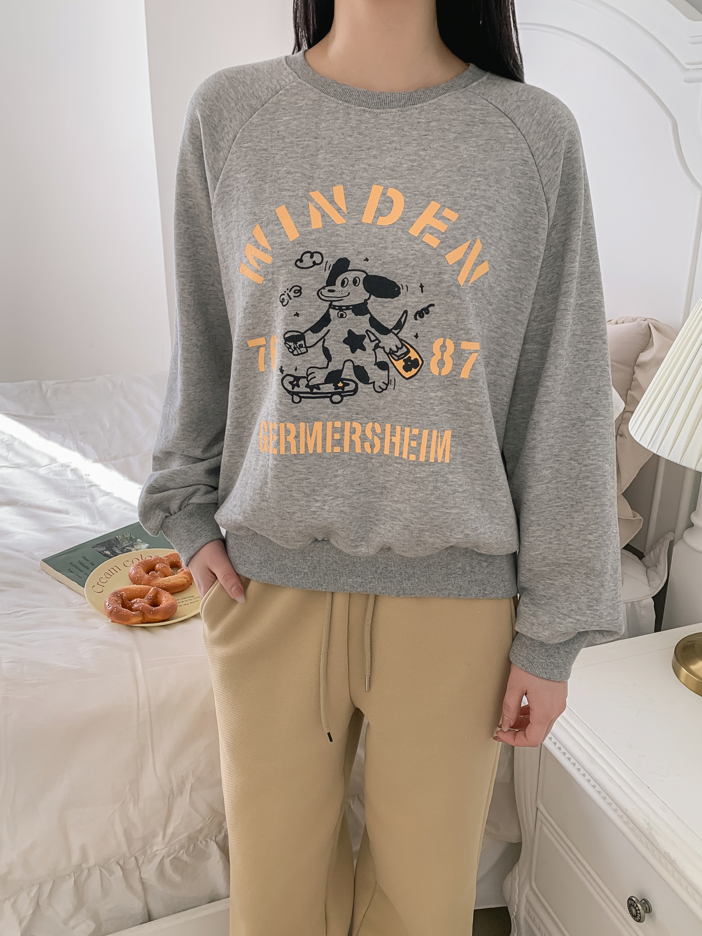 ラウンドネックプリントスウェット | 詳細画像17