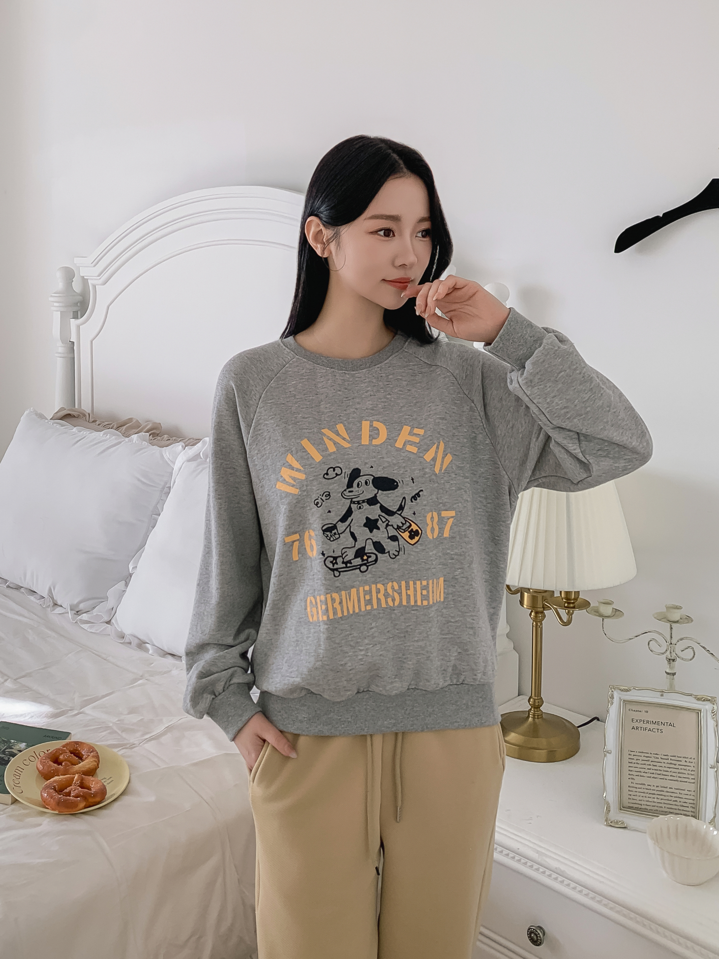 ラウンドネックプリントスウェット | 詳細画像18