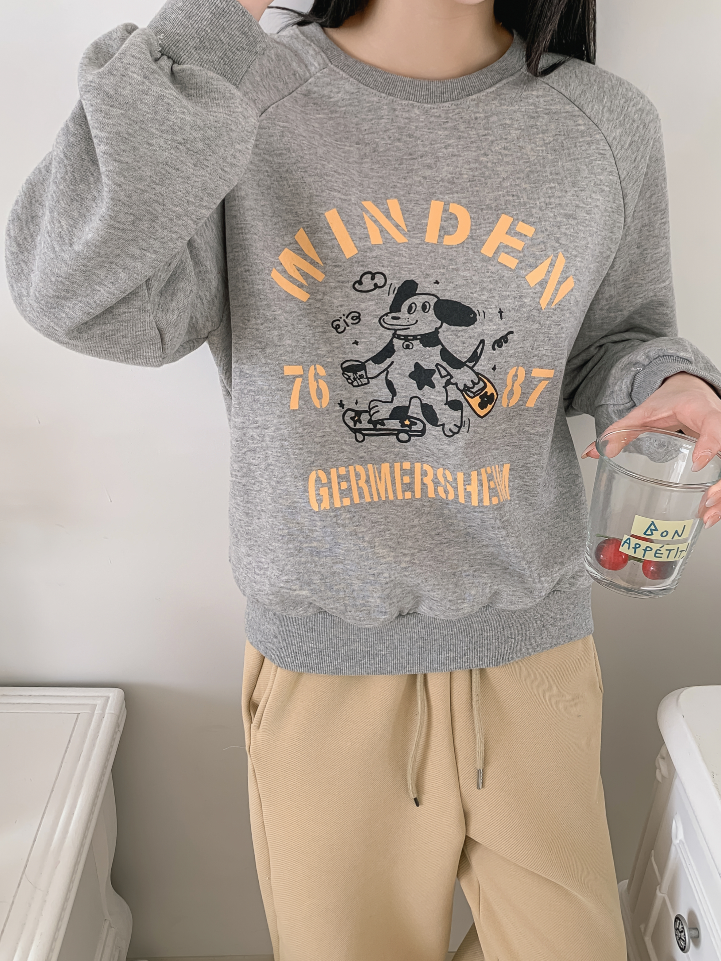 ラウンドネックプリントスウェット | 詳細画像23