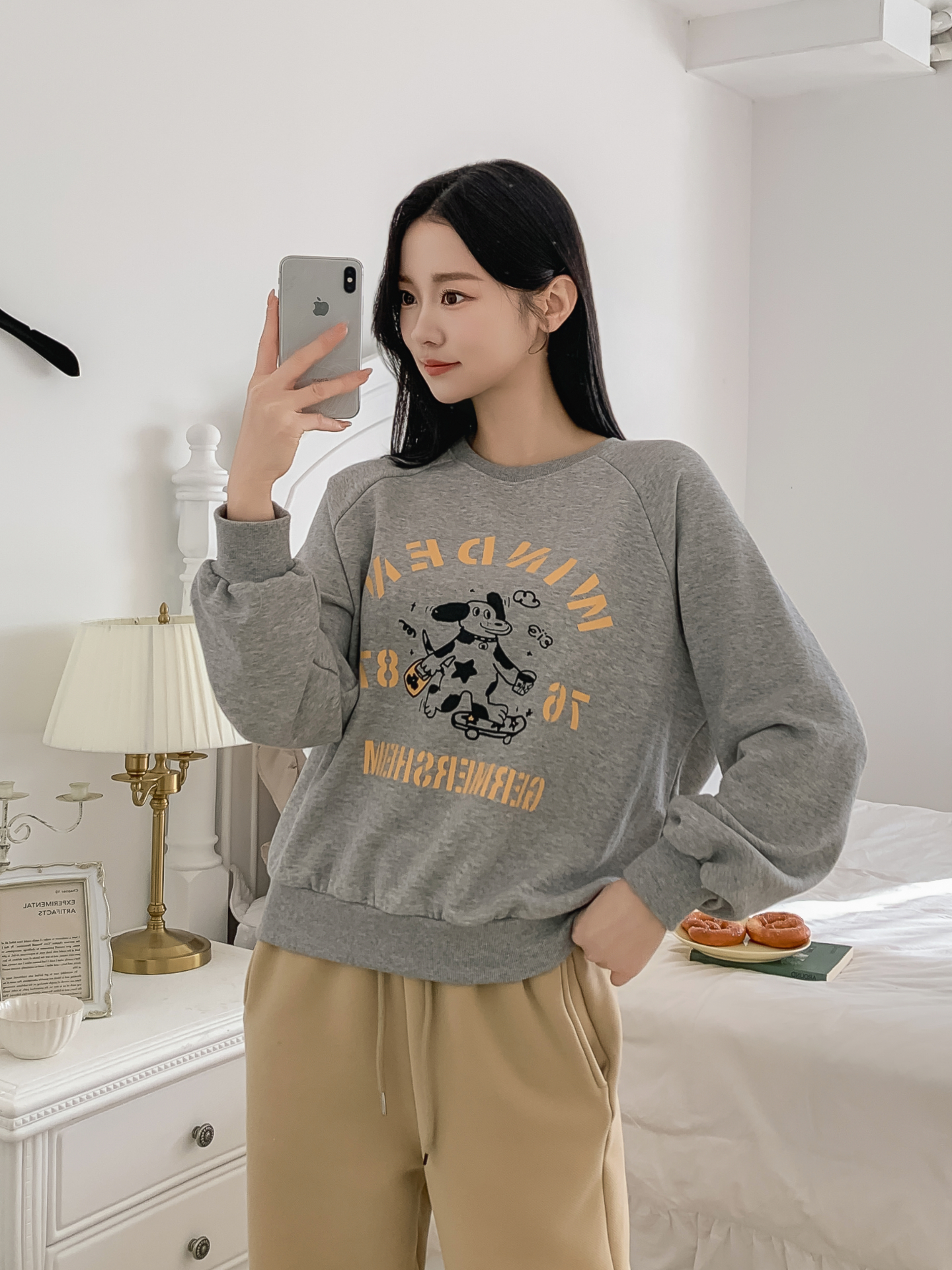 ラウンドネックプリントスウェット | 詳細画像28