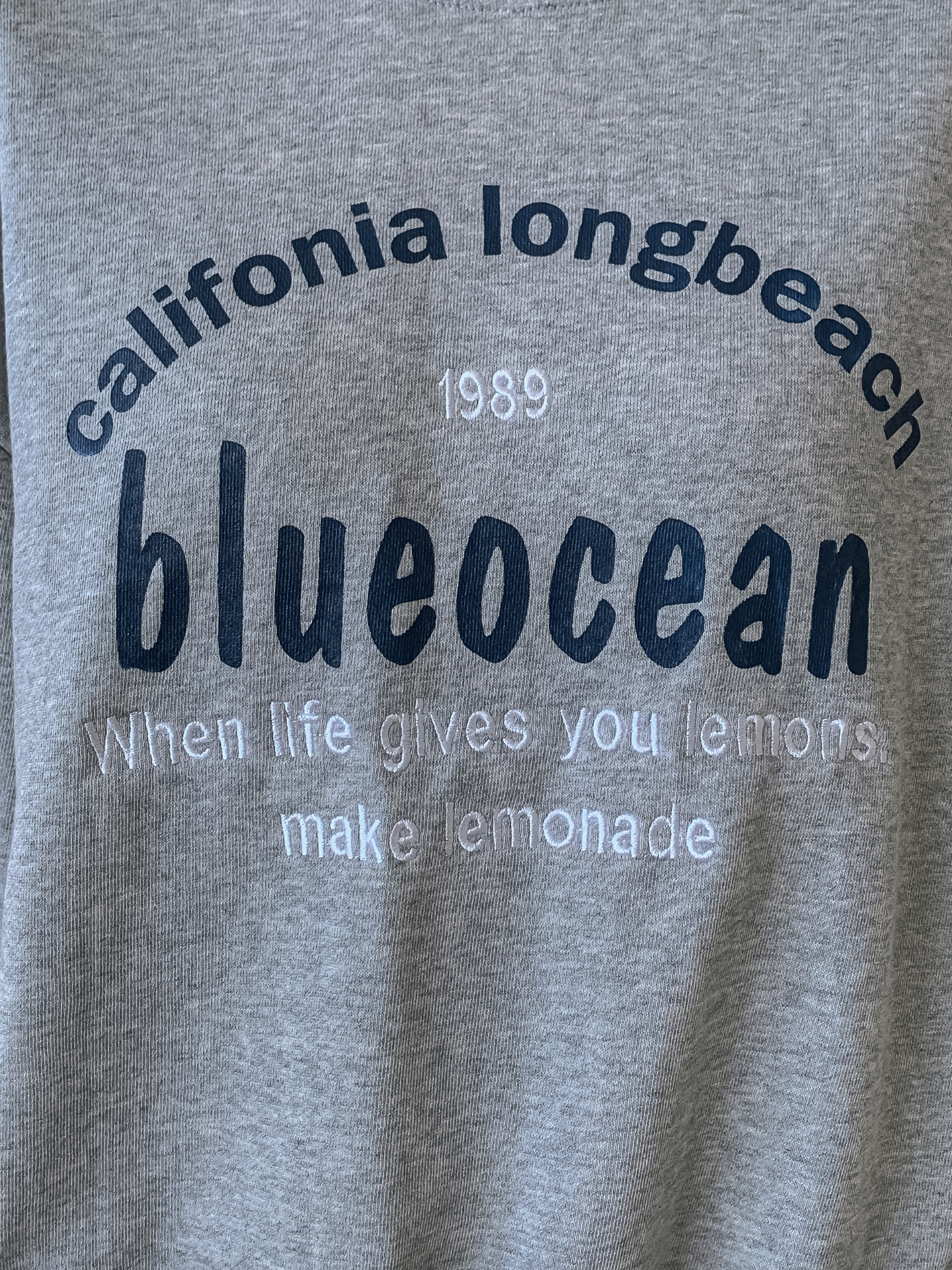 ラウンドネックレタリング刺繍スウェット | 詳細画像7