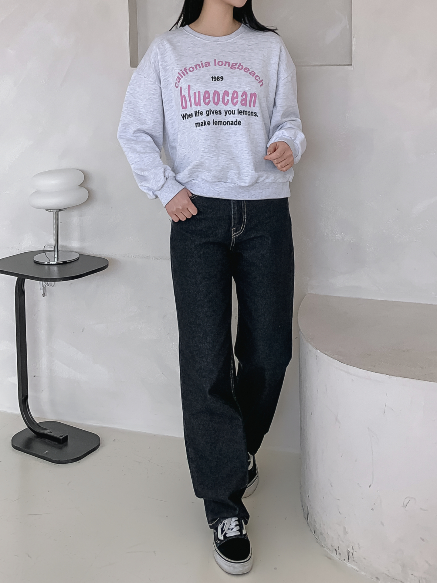 ラウンドネックレタリング刺繍スウェット | 詳細画像18