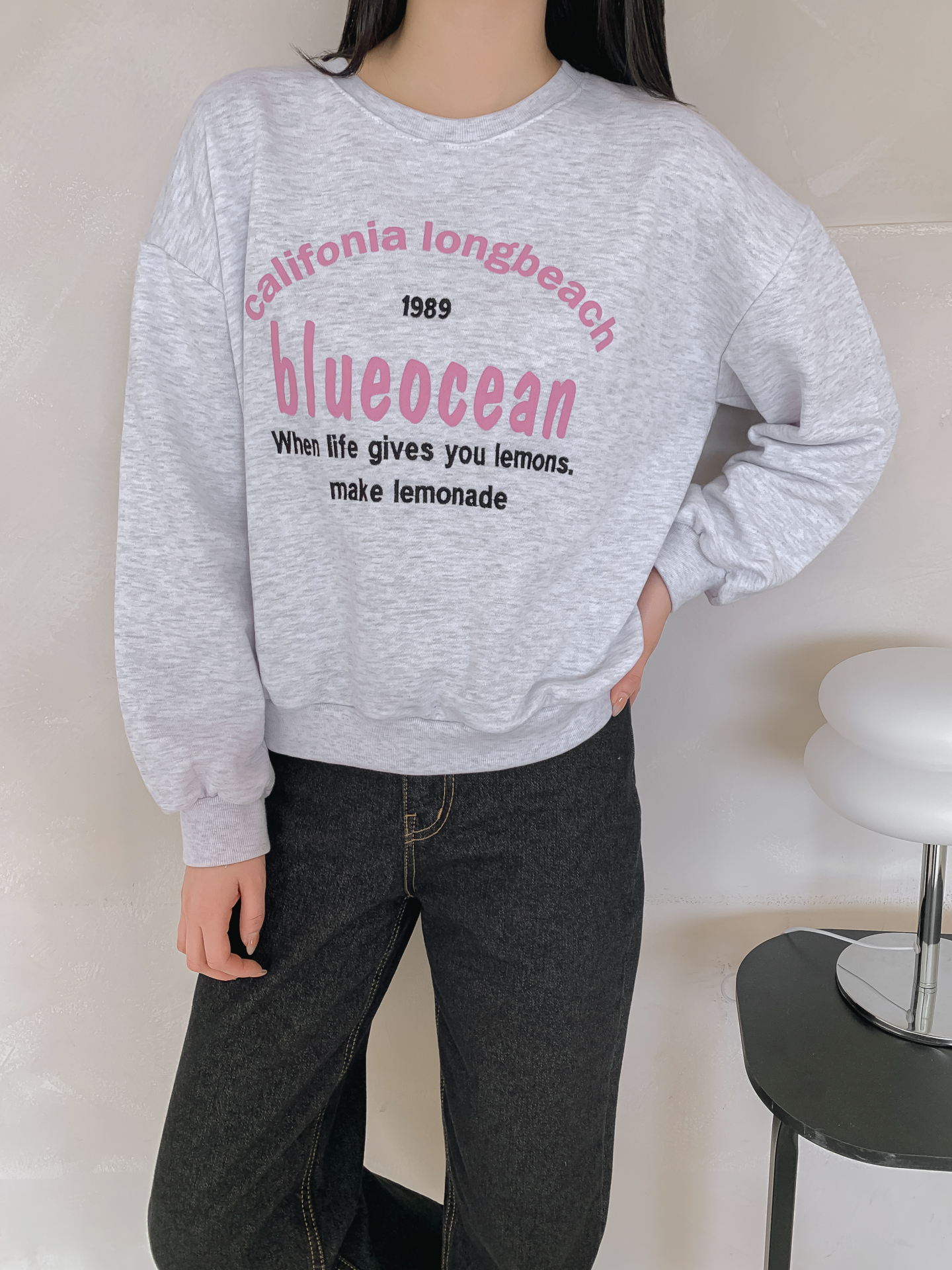 ラウンドネックレタリング刺繍スウェット | 詳細画像27