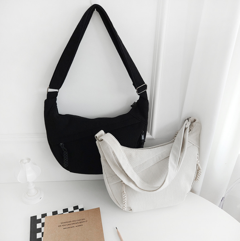 コーデュロイジップアップショルダーバッグ | 詳細画像5