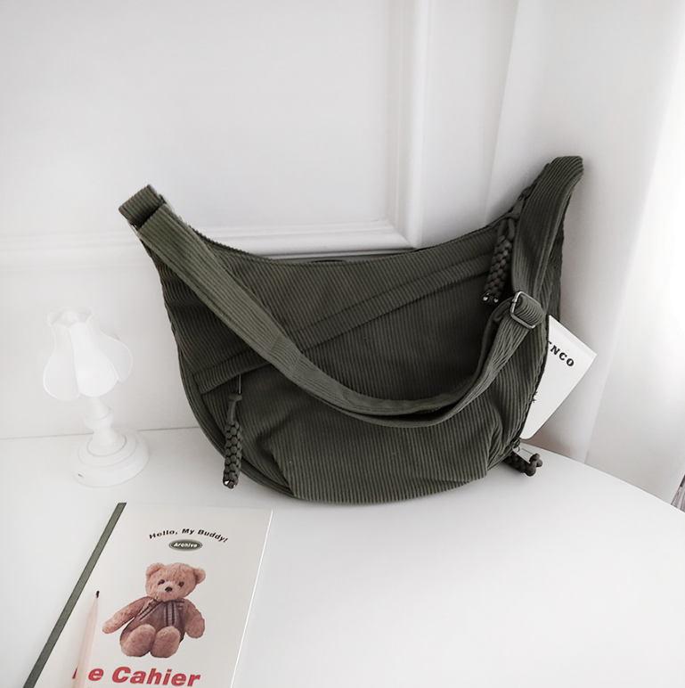 コーデュロイジップアップショルダーバッグ | 詳細画像21
