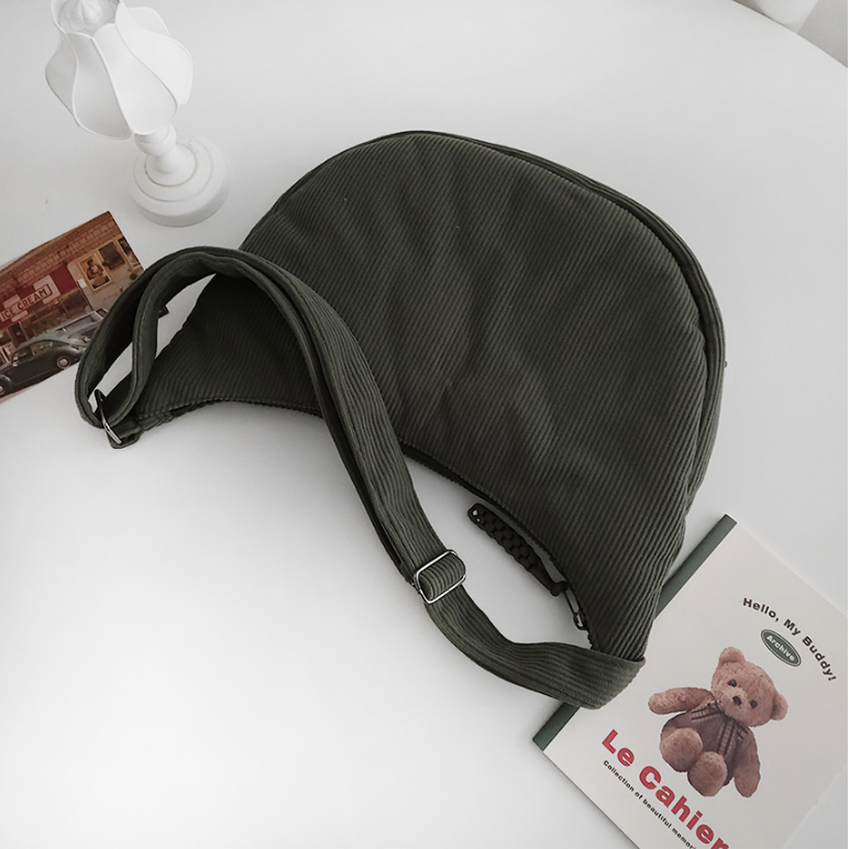 コーデュロイジップアップショルダーバッグ | 詳細画像22