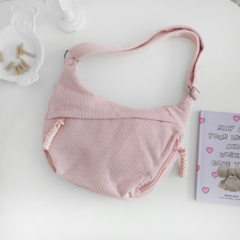 コーデュロイジップアップショルダーバッグ | 詳細画像28