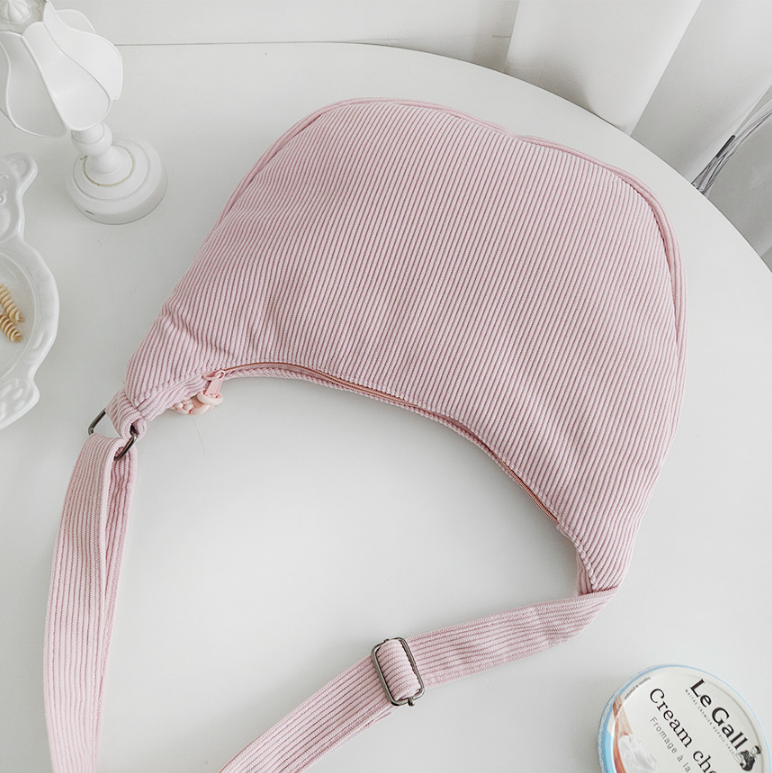 コーデュロイジップアップショルダーバッグ | 詳細画像31