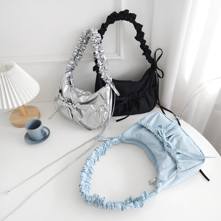 リボンシャーリングショルダーバッグ | 詳細画像2