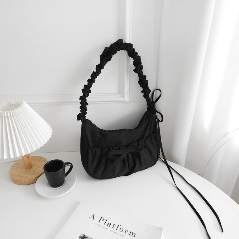 リボンシャーリングショルダーバッグ | 詳細画像5