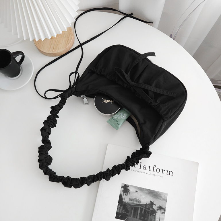 リボンシャーリングショルダーバッグ | 詳細画像8