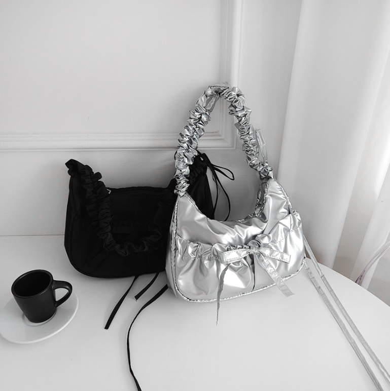 リボンシャーリングショルダーバッグ | 詳細画像11