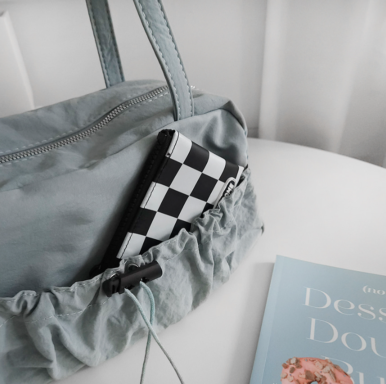 シャーリングドローストリングポケットショルダーバッグストラップ付 | 詳細画像21