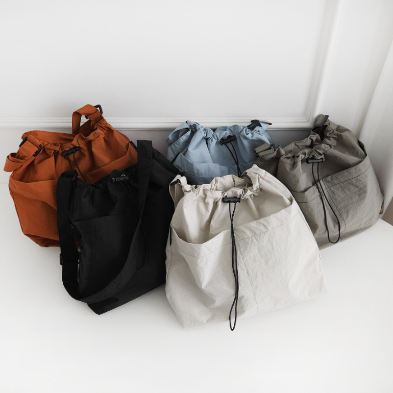 ドローストリングポケットショルダーバッグ | 詳細画像2