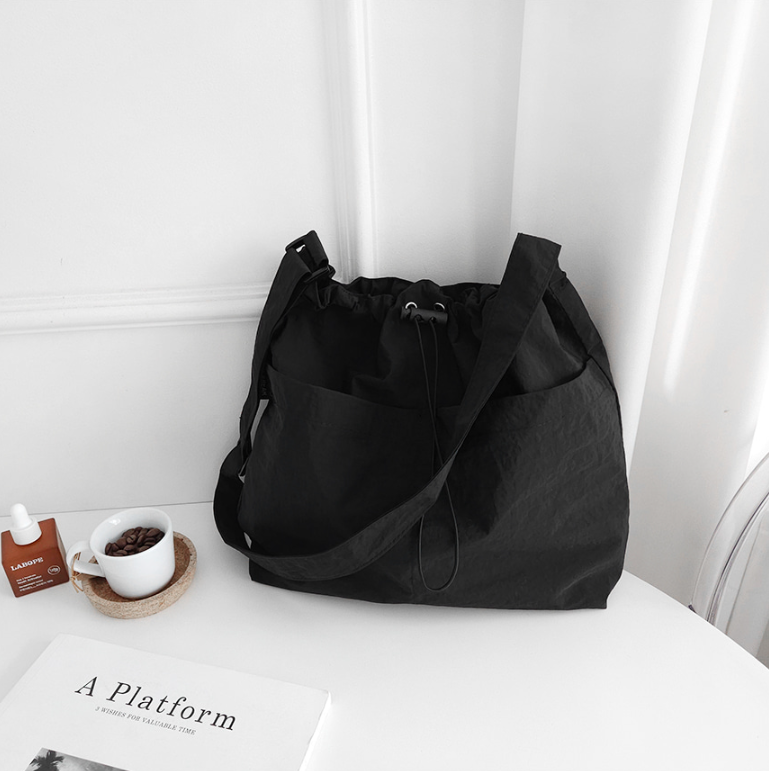 ドローストリングポケットショルダーバッグ | 詳細画像5