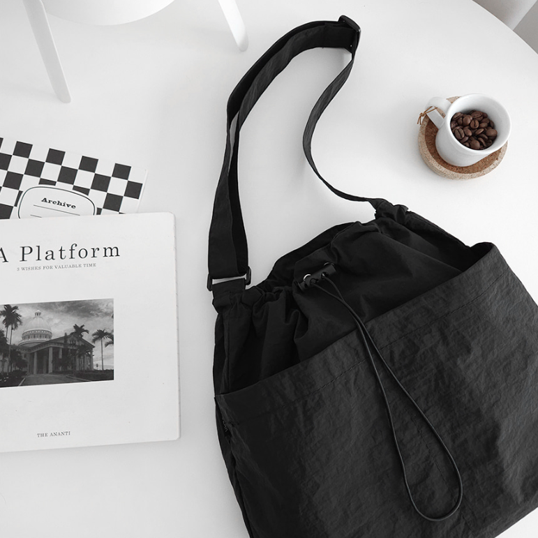 ドローストリングポケットショルダーバッグ | 詳細画像8