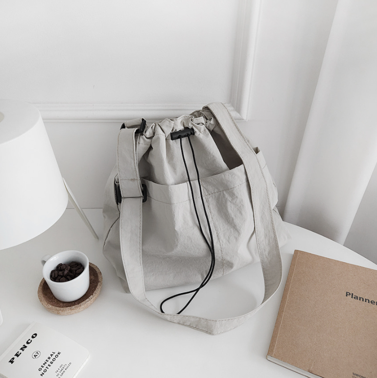 ドローストリングポケットショルダーバッグ | 詳細画像12