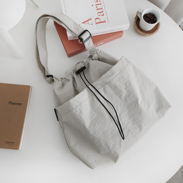 ドローストリングポケットショルダーバッグ | 詳細画像13