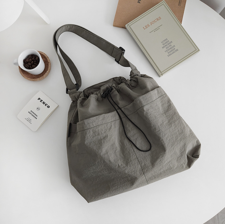 ドローストリングポケットショルダーバッグ | 詳細画像18