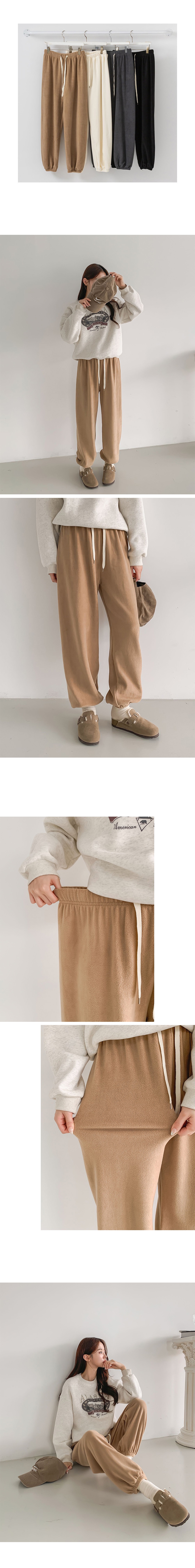 ゴムウエストゴムルーズジョガーパンツトレーニング | 詳細画像4