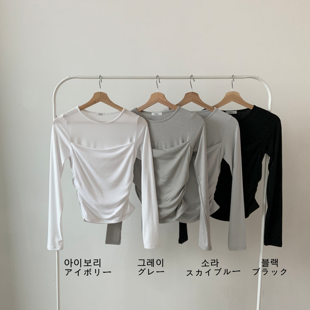 スリムレイヤード風ルーズ長袖Tシャツ | 詳細画像9